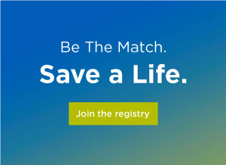 Be The Match. Save a life. Join.
